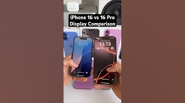 iPhone 16 vs 16 Pro Display | A Huge Difference?!