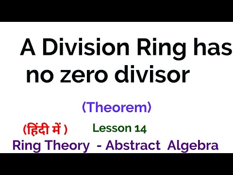 Every non-zero element of Zn is either a unit or a zero divisor | Abstract  Algebra - YouTube