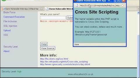 Damn Vulnerable Web App installation