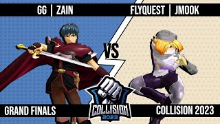 Collision 2023 - Melee - Zain (Marth) VS Jmook (Sheik) - Grand Finals