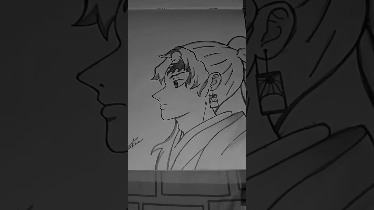 Yoriichi Demon Slayer || Easy Anime Drawing