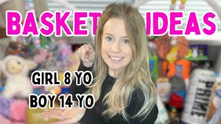 WHAT’S INSIDE MY KIDS EASTER BASKETS 2024 (ages 8 & 14)