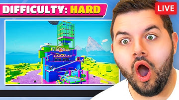 🔴LIVE - PLAYING THE HARDEST CUSTOM FALL GUYS MAPS!