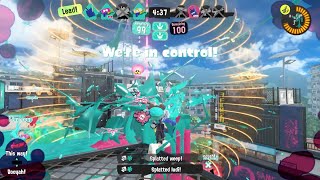Splatoon 3: Holding on as three in Splat Zones [16(2)-6, Tri-slosher]