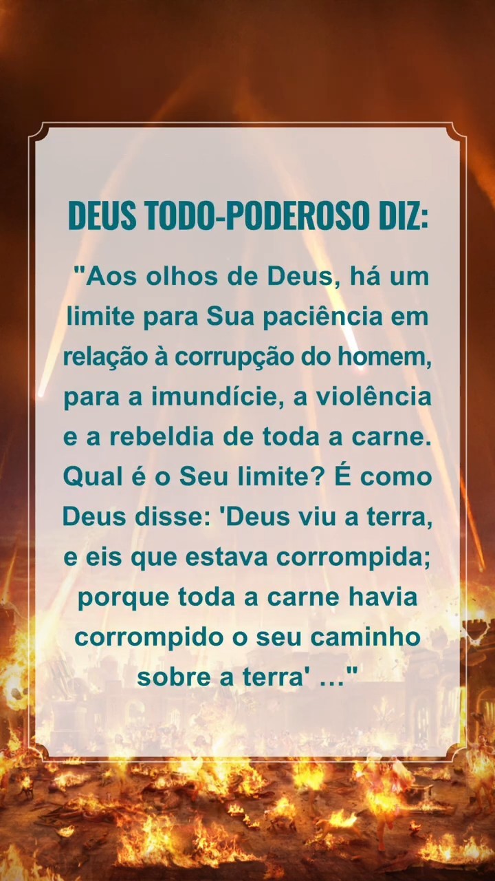 Acalme-se diante de Deus, leia Suas palavras