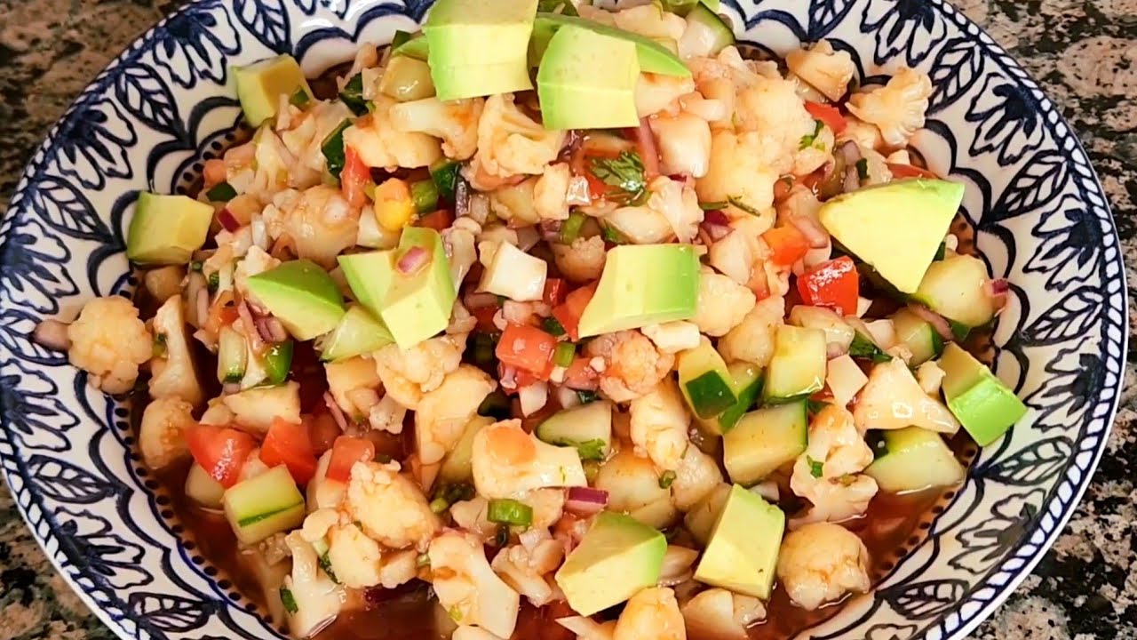 Como hacer ceviche de coliflor fresco, nutritivo y muy fácil de hacer Como hacer ceviche de coliflor fresco, nutritivo y muy fácil de hacer