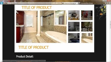 Professional eBay listing template / eBay auction template design