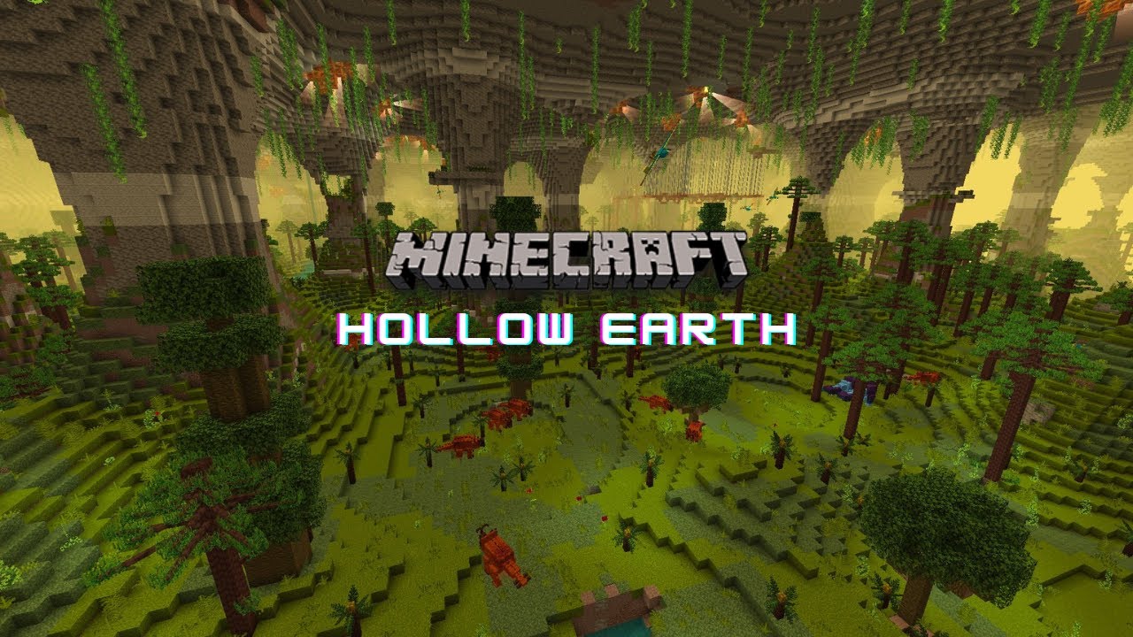 Can I survive in Minecraft Hollow Earth!!!|BY|BUNNY444 - YouTube