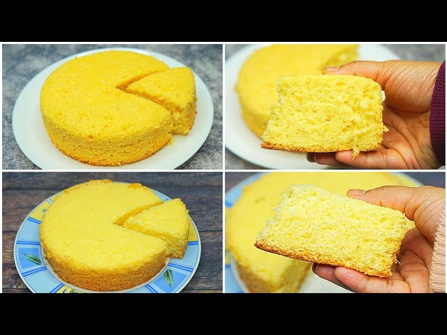 Yellow Sponge Cake Recipe