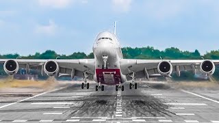 POWERFUL HEAVY TAKEOFFS and LANDINGS | London Gatwick Airport Plane Spotting [LGW/EGKK]