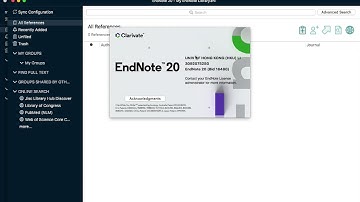 Installing and using the Registered version of Endnote 20 for Mac and Windows