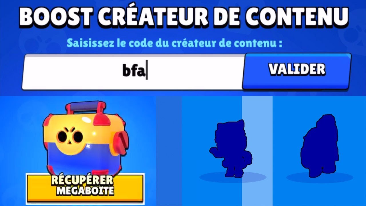 Bfa Le Code Createur Legendaire Des Pack Opening Gratuit Sur Brawl Stars Youtube - contenu megaboite brawl stars