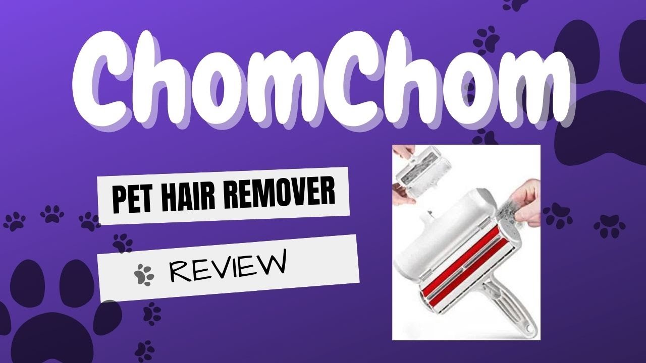 Review & Demonstration ChomChom Pet Hair Remover pets cats 