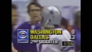 1986-10-12 Washington Redskins vs Dallas Cowboys