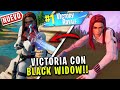 VICTORIA MAGISTRAL con BLACK WIDOW en FORTNITE - JorgeIsaac115