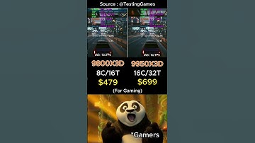 AMD Ryzen 9800X3D VS Ryzen 9950X3D #Gaming #PCGaming #AMD #CPU #Ryzen #Intel #GamingCPU #pc #gamer