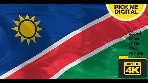 Namibia Flag 4K | Motion Graphics - Videohive template