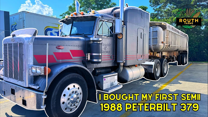 I Bought A Semi Truck Off Facebook Marketplace | 1988 Peterbilt 379