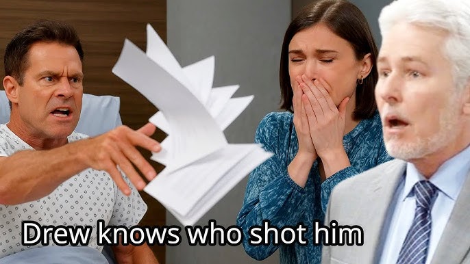 General Hospital Spoilers | Drew knows who shot him but he won't say, Willow panics - YouTube