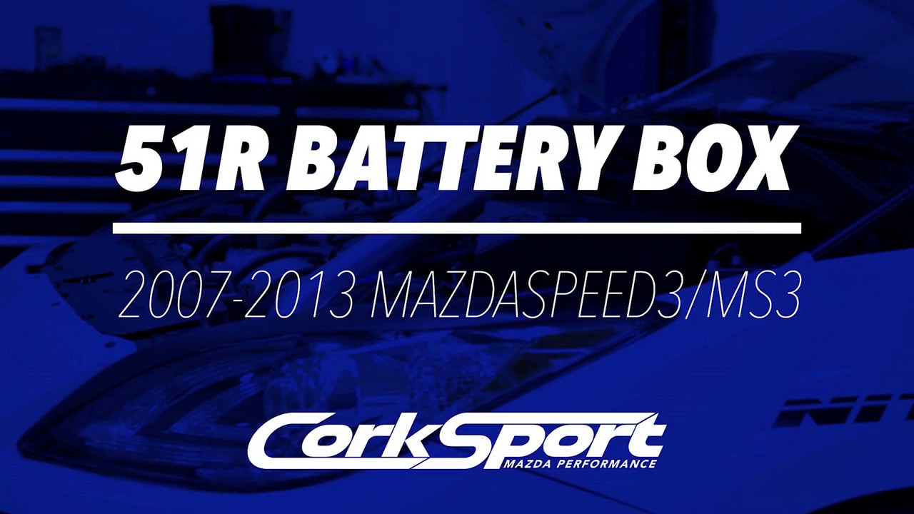 JBR 51R Small Battery Box Mazdaspeed 6 2006-2007 