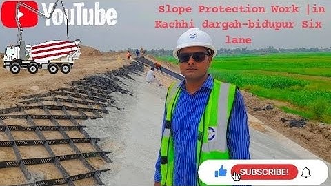 Slope Protection with geocell and geotextile in highway engineering |#slopes