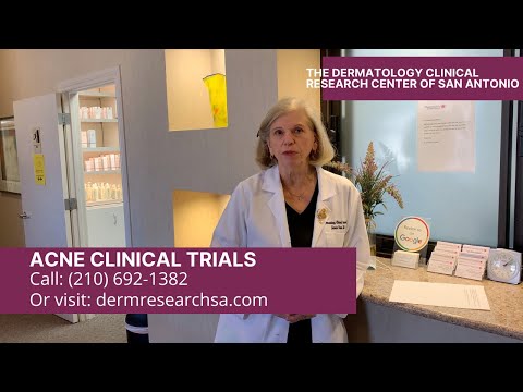 Acne Clinical Trials in San Antonio at Dermatology Clinical Research Center of San Antonio