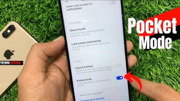 How To Enable Pocket Mode in Redmi Note 9 pro | Techno Window