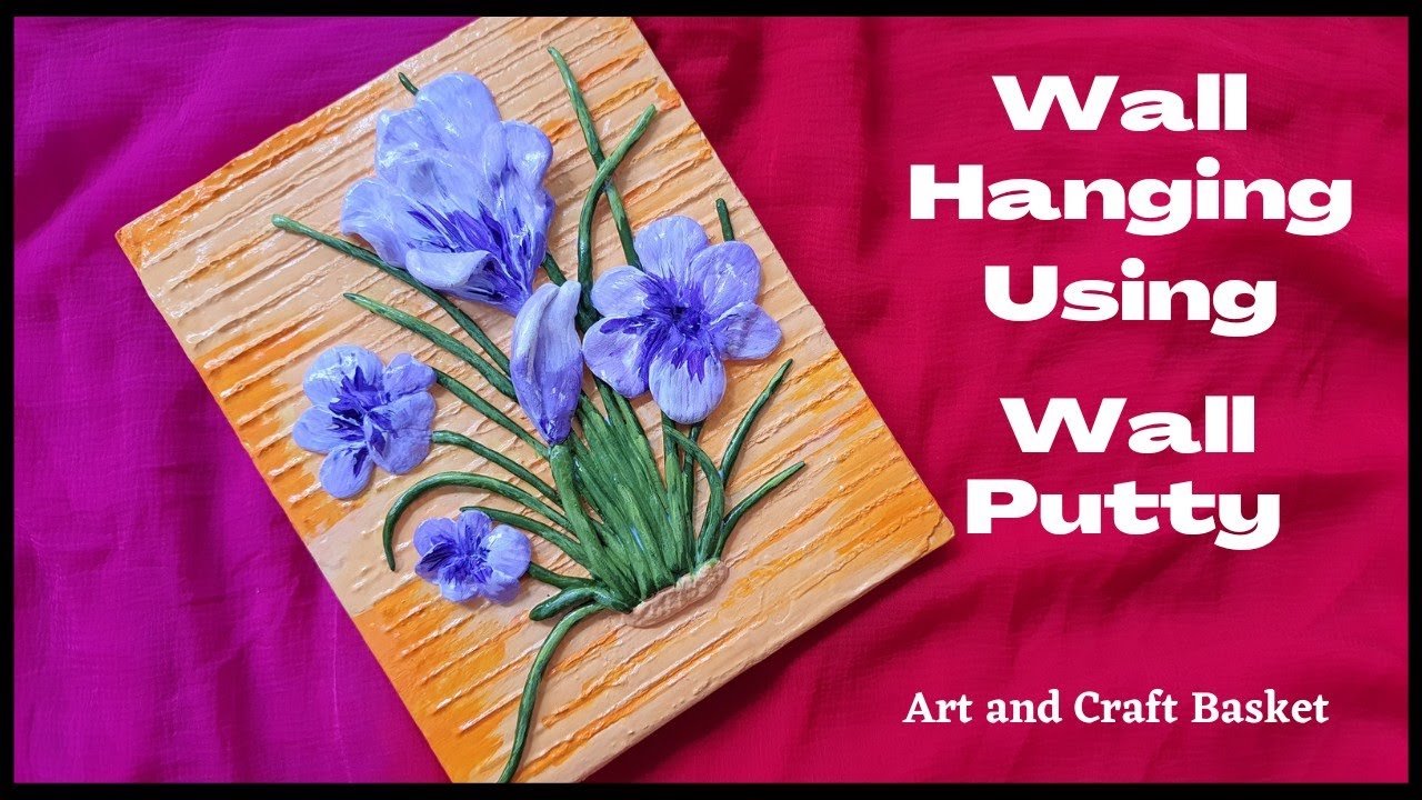 Wall Putty Craft Home Decoration Item Using Wall Putty Wall Hanging