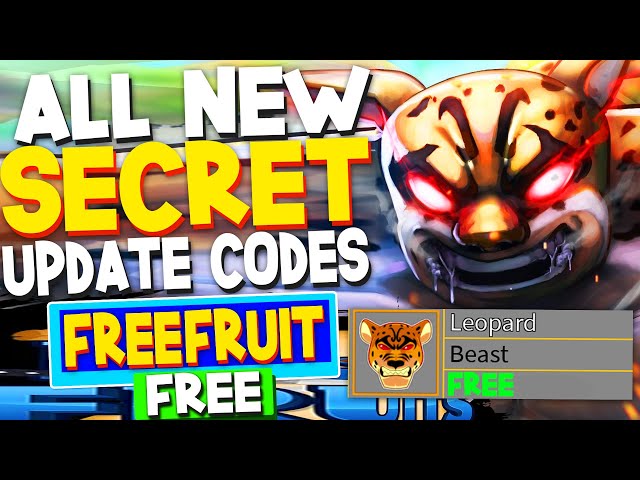 ALL NEW *SECRET* OP BLOX FRUITS CODES!, 2021, 🌊SEA 3🌊