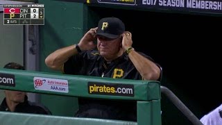 CIN@PIT: Bell safe at second after call overturned