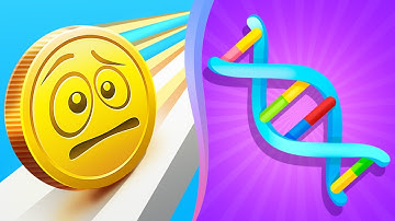 Coin Rush Vs DNA Evolution 3D in All Levels Gameplay Mobile Walkthrough New Trailers Update POIFKE