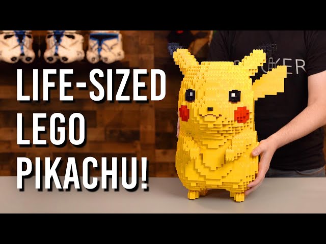 Build LEGO Pokémon with these insane life-size sculptures