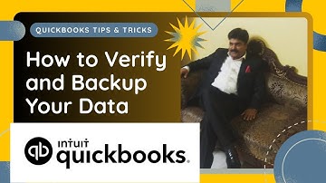 How to Verify Data & Take Backup in QuickBooks | Step-by-Step Guide