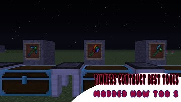 Minecraft ( Tinkers Construct) Best Tinker Tools