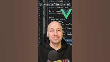 Alper ile Vue.js - B030 - DataView - Sayfalamaya Giriş (Yolda) #AlperİleVueJs #Shorts