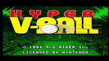 Ultra V-Ball [Super Nintendo - intro | music | demo gameplay]