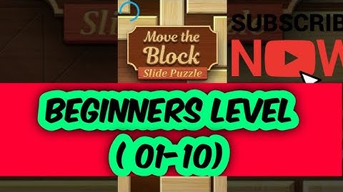 #movetheblock #movewithash Move the Block: slide puzzles. #Beginnerlevel (01-10)