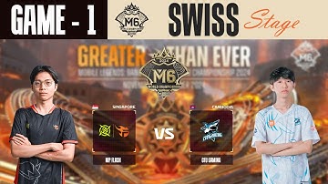[Game - 1] NIP Flash vs CFU Gaming [M6 World Championship]