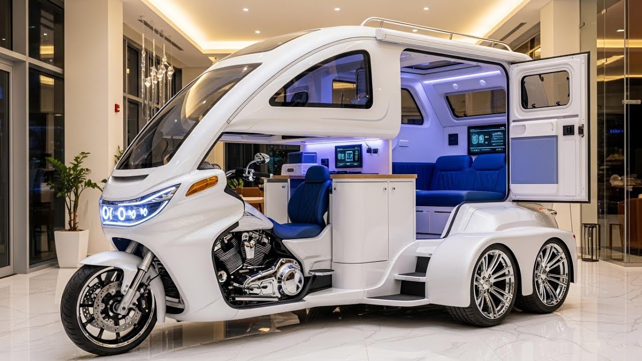 2025 Harley Davidson Trike Camper Officially Unveiled First Look Luxury Touring Beast