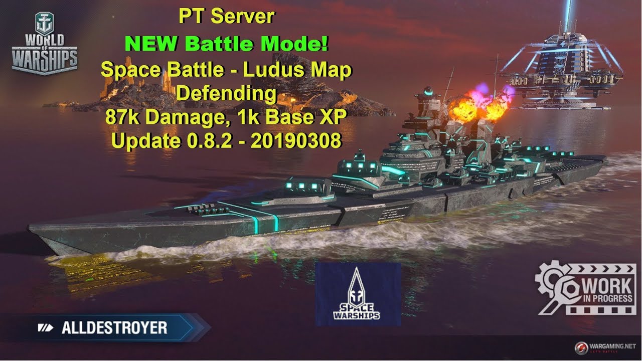 World of Warships: How to Space Battles! New Ship mode! 