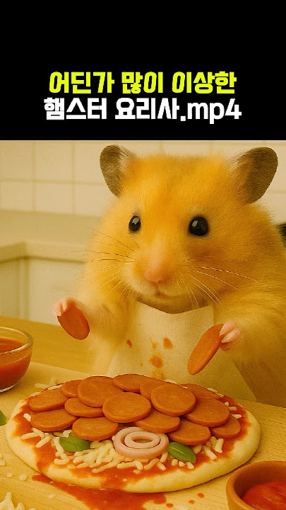 요리 브이로그 이렇게 하는거 아님? #animalchef