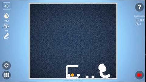 Check out how I solved level 43 in Brain It On! #BrainItOn