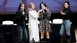 191201 로운홀 팬사인회 마마무 직캠