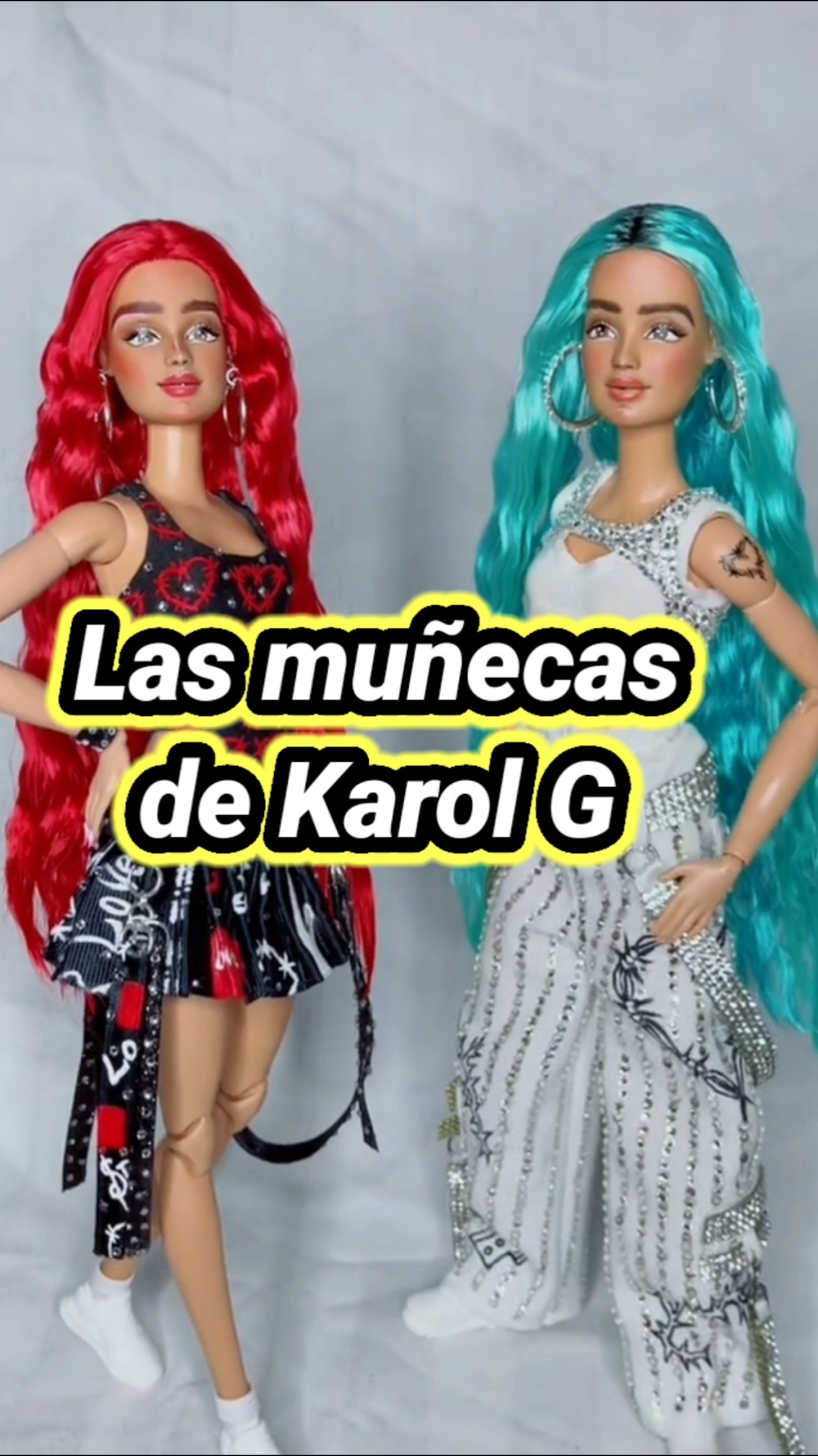 Las muñecas de Karol G. #karolg
