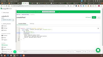 createPost mongodb stitch