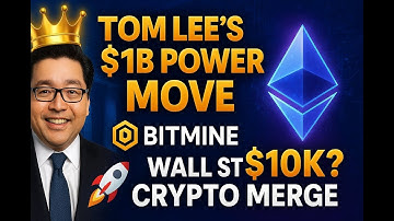 Tom Lee’s Bitmine Move 🚀 $1B Profit? | ETH $10K & Wall Street Joins Crypto 🌎