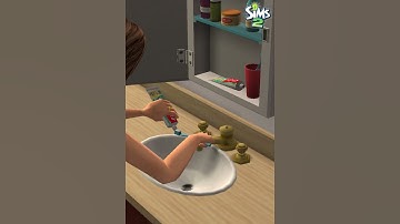 Brushing Teeth - Sims 1 vs Sims 2 vs Sims 3 vs Sims 4
