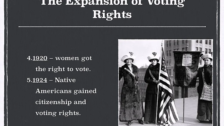The Expansion of Voting Rights