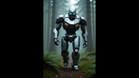 Robots in the mysterious forest #shorts #robot #cuteanimals #funny #ihavethisthingwithplants
