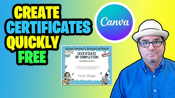 How to Design a Certificate with Canva Free 🤩